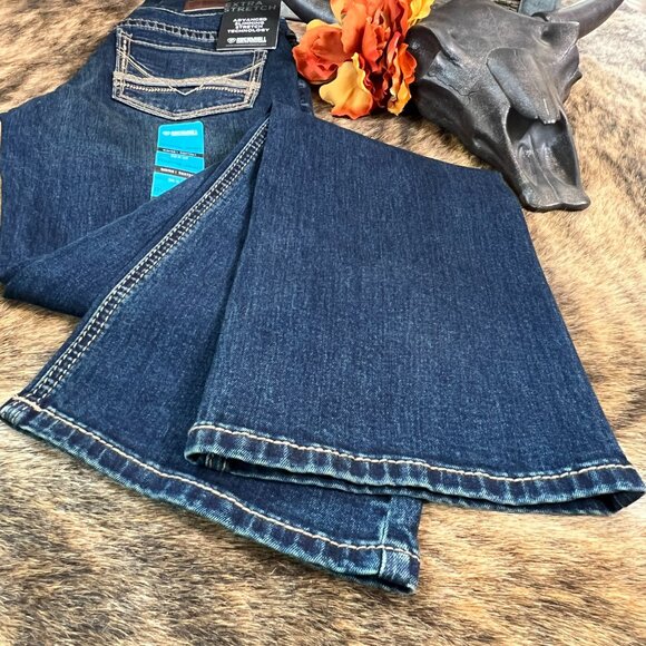 Rock & Roll Denim Midrise Stretch Bootcut Women's Riding Jeans (26x34) NEW - Picture 8 of 11